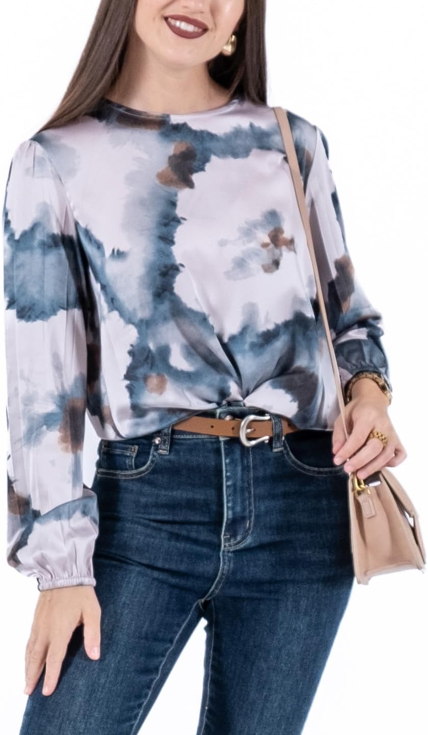 Colorful Silk Top for Effortless Elegance