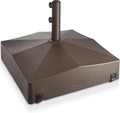 Patio Umbrella Base 131lb Capacity - Rolling Heavy Duty Stand