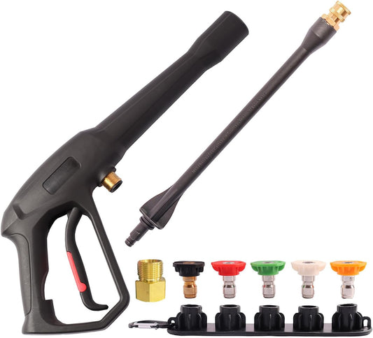 Pressure Washer Spray Gun for Ryobi with 5 Nozzle Tips Included