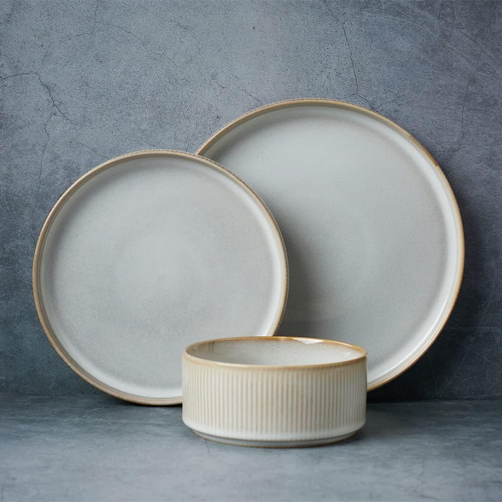 Famiware Star Dinnerware Sets - 12 Pieces for Stylish Dining