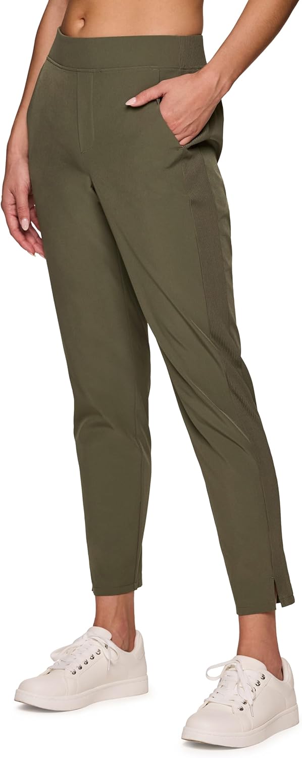 RBX Women's Ankle Pant - Lightweight Stretch Woven Design
