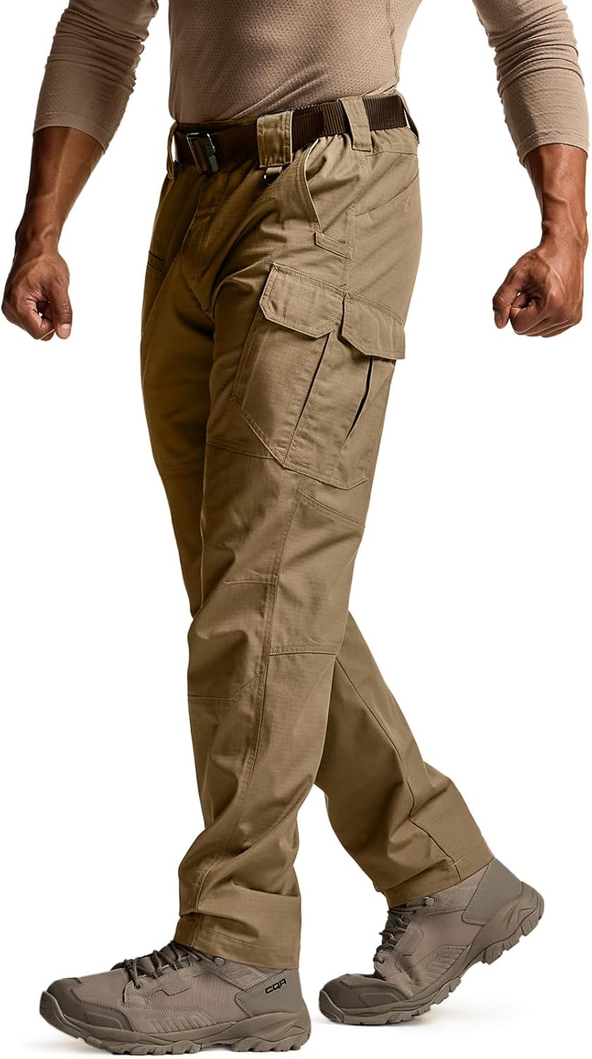 CQR Men's Tactical Pants for Outdoor Activities and Work Use