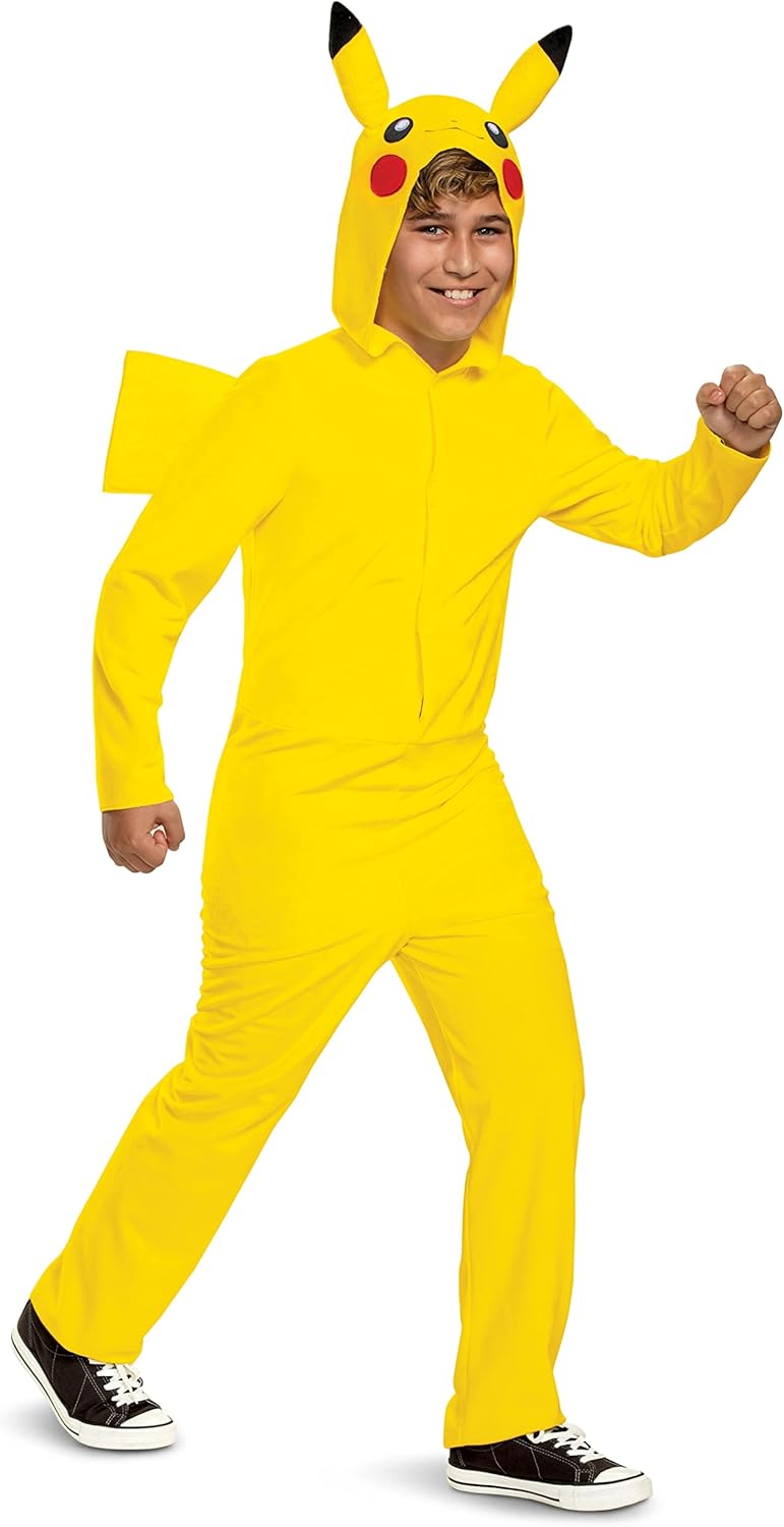 Officially Licensed Pikachu Costume for Kids - Fun Jumpsuit