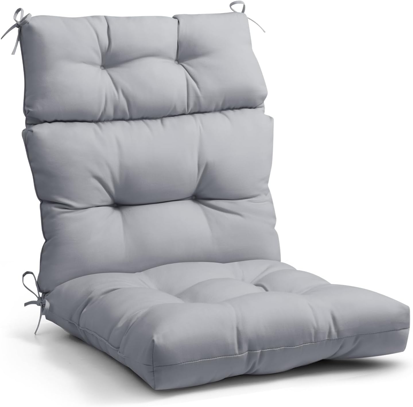 EAGLE PEAK Tufted High Back Patio Chair Cushion for Comfort