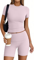 Trendy Queen Womens 2 Piece Workout Set - Comfortable Summer Lounge