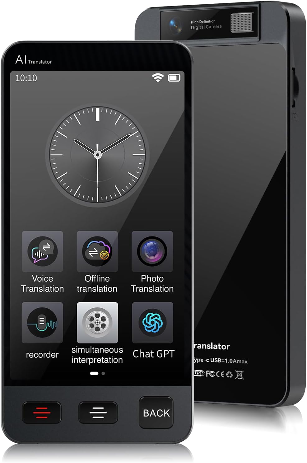 M80 Offline Language Translator Device for Instant Voice Translation