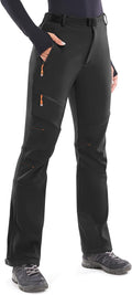 Snow Ski Pants Women Waterproof Softshell Insulated Fleece Lined