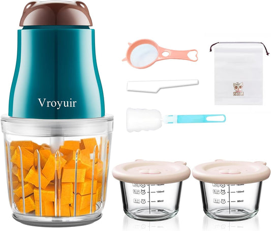 Vroyuir 600ML Baby Food Maker - Blend, Mix, & Store Easily