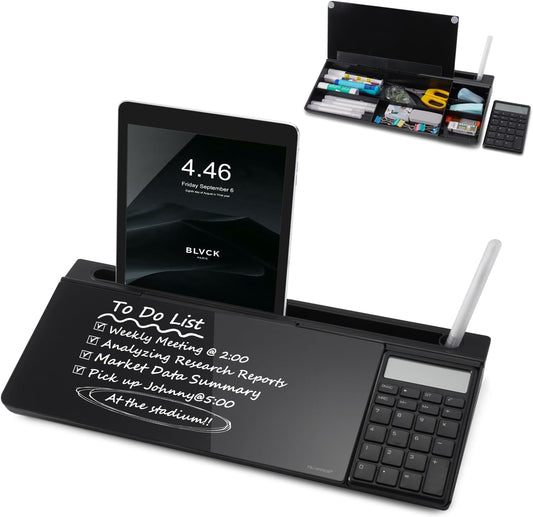 TSJ Glass Whiteboard Keyboard Stand - Organize Your Desk!