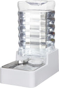 Automatic Dog Water Dispenser 9L Stainless Steel Gravity Feeder