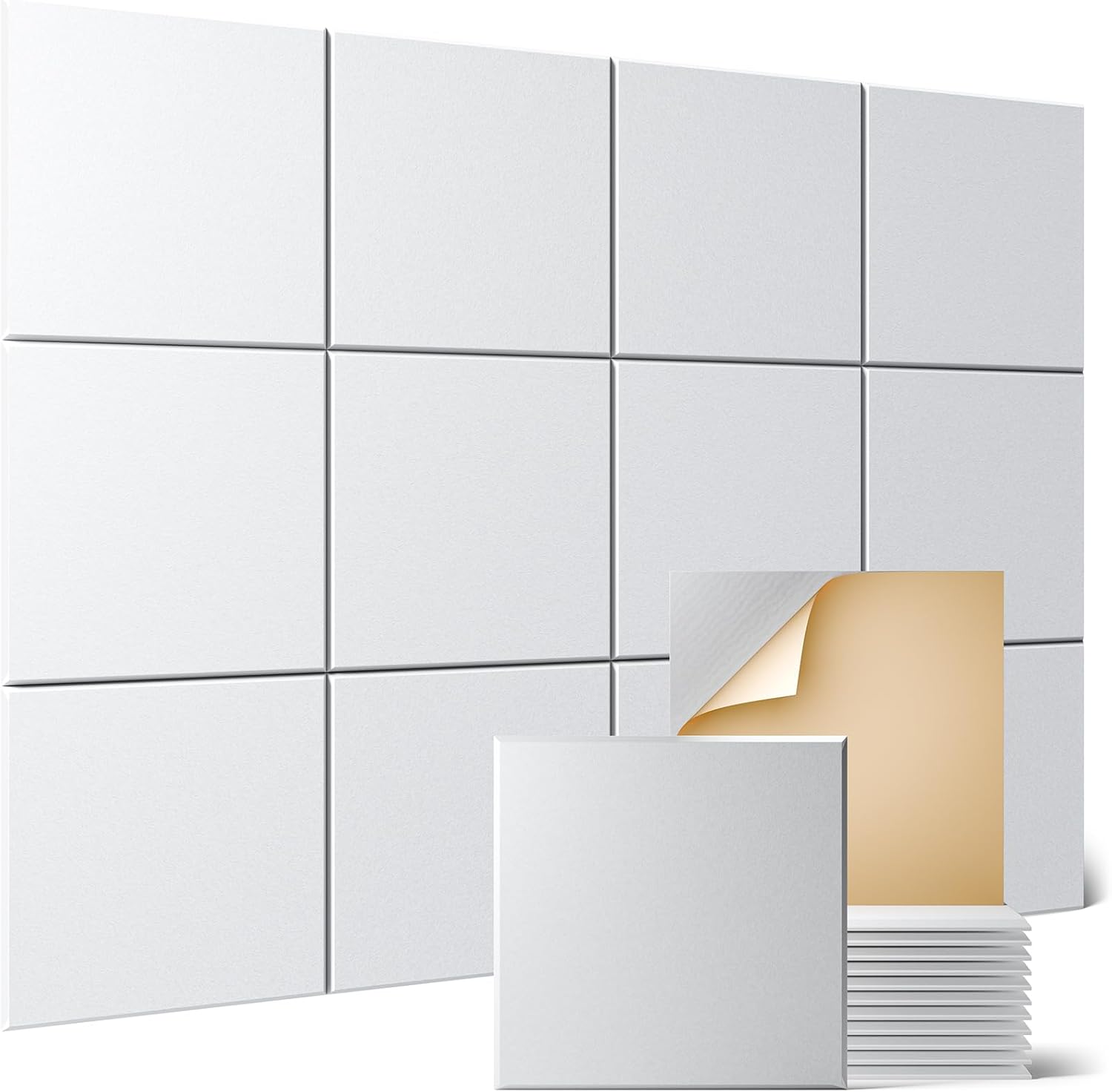 Sonicism 12 Pack Acoustic Wall Panels for Soundproofing Needs