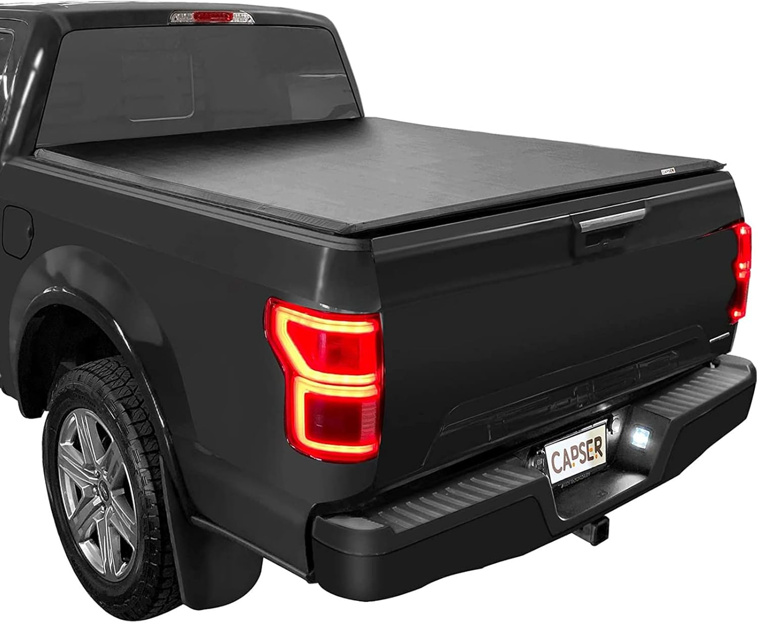 CAPSER F150 Soft Tri Fold Tonneau Cover for 2015-2025 F150