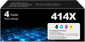 414X Toner Cartridges Compatible MFP M479fdw 4-Pack - High Yield