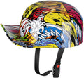 Vintage Open Face Motorcycle Helmet Retro Baseball Cap Half Helmet