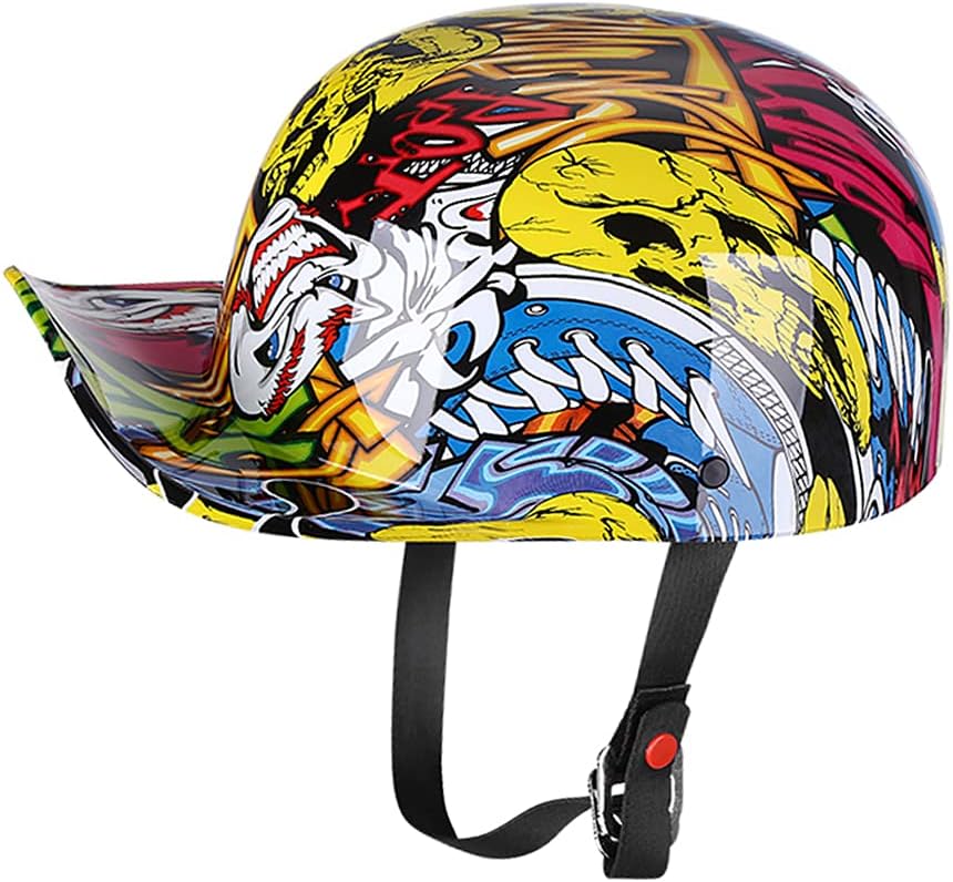 Vintage Open Face Motorcycle Helmet for Retro Style Riders