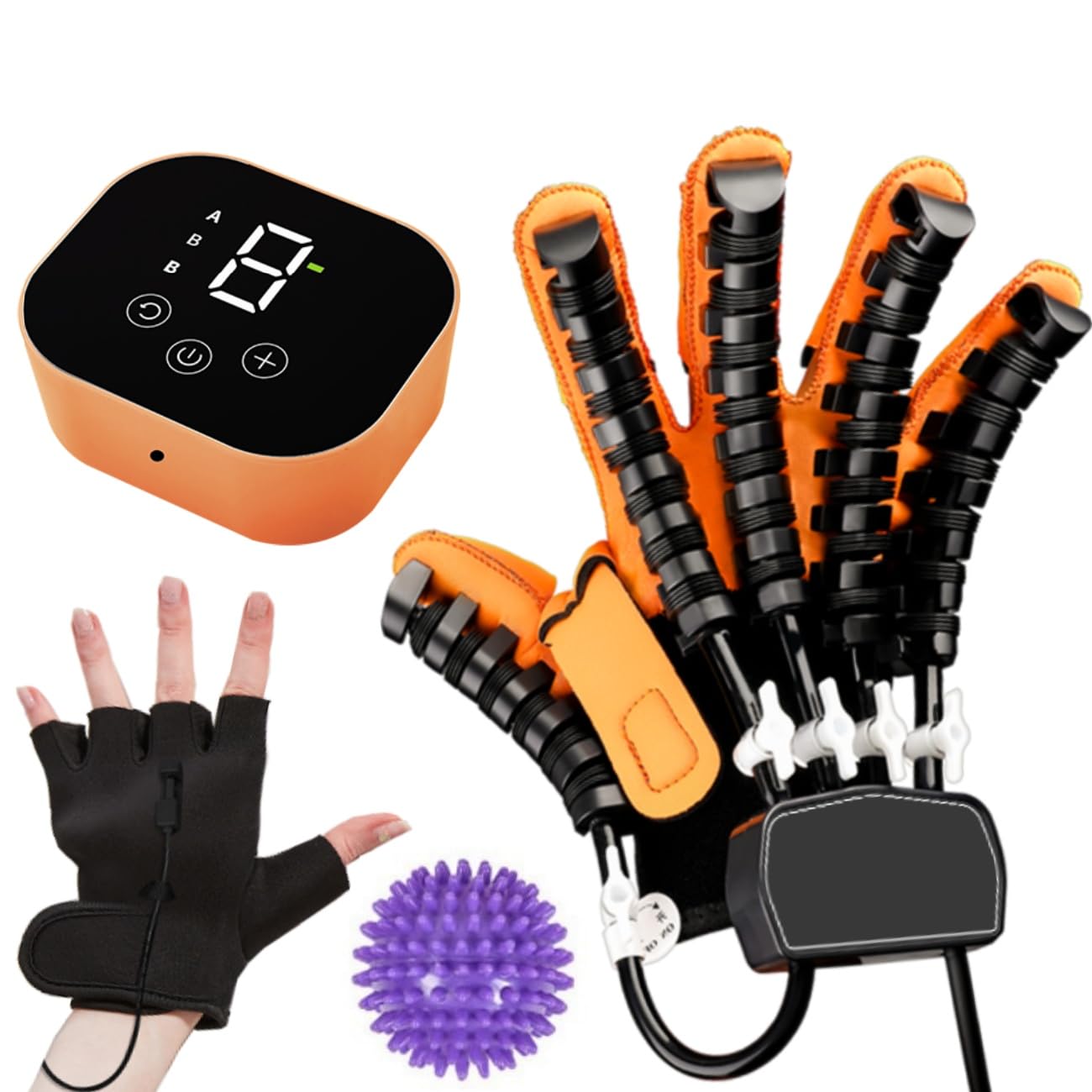 Rehabilitation Robot Glove for Stroke Recovery and Strength Training