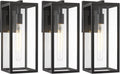 Bestshared Outdoor Wall Sconce Lights - Durable Clear Glass Porch