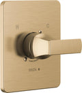Delta Velum 14 Single-Function Valve Trim Kit Brushed Gold - Modern