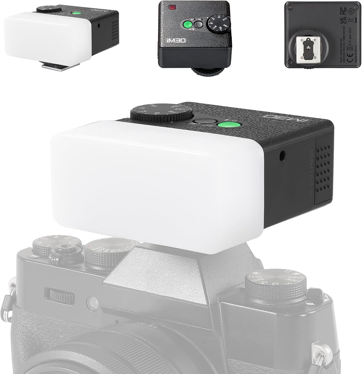 Godox iM30 Mini Camera Flash with 7 Power Levels for Photographers