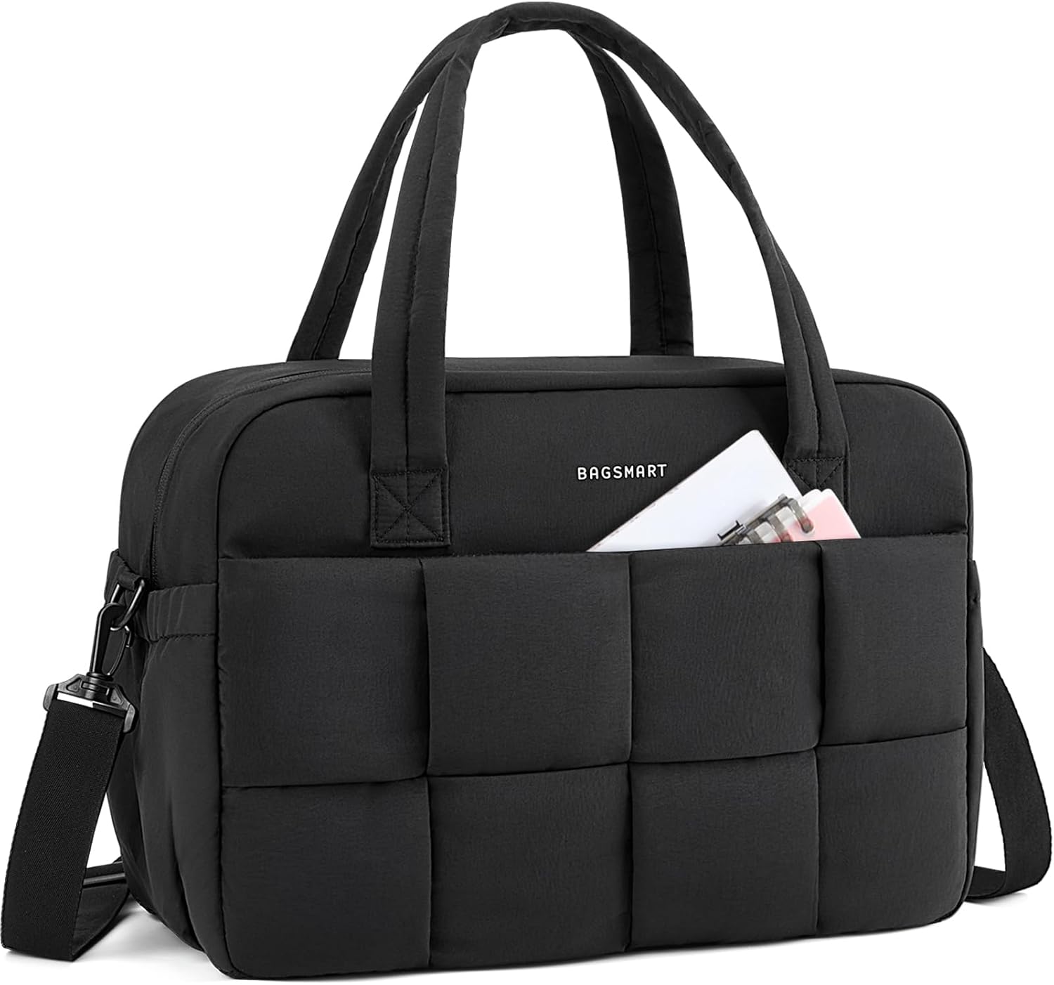 BAGSMART Gym Bag for Women - Stylish 29L Travel Duffle Bag