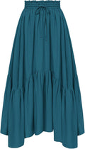Scarlet Darkness Maxi Skirt High Waist Renaissance Skirt - Flowing 2
