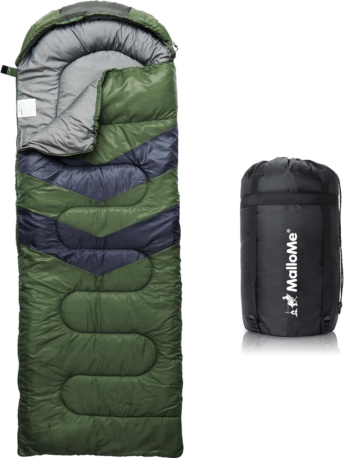 MalloMe Sleeping Bags for Adults Cold Weather & Warm Comfort