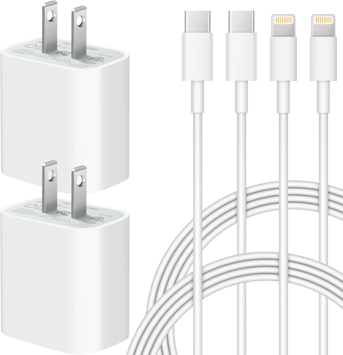 STAKYCET Fast 20W iPhone Charger Duo
