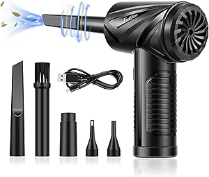 91000RPM Air Duster with LED Light for Deep Cleaning Needs