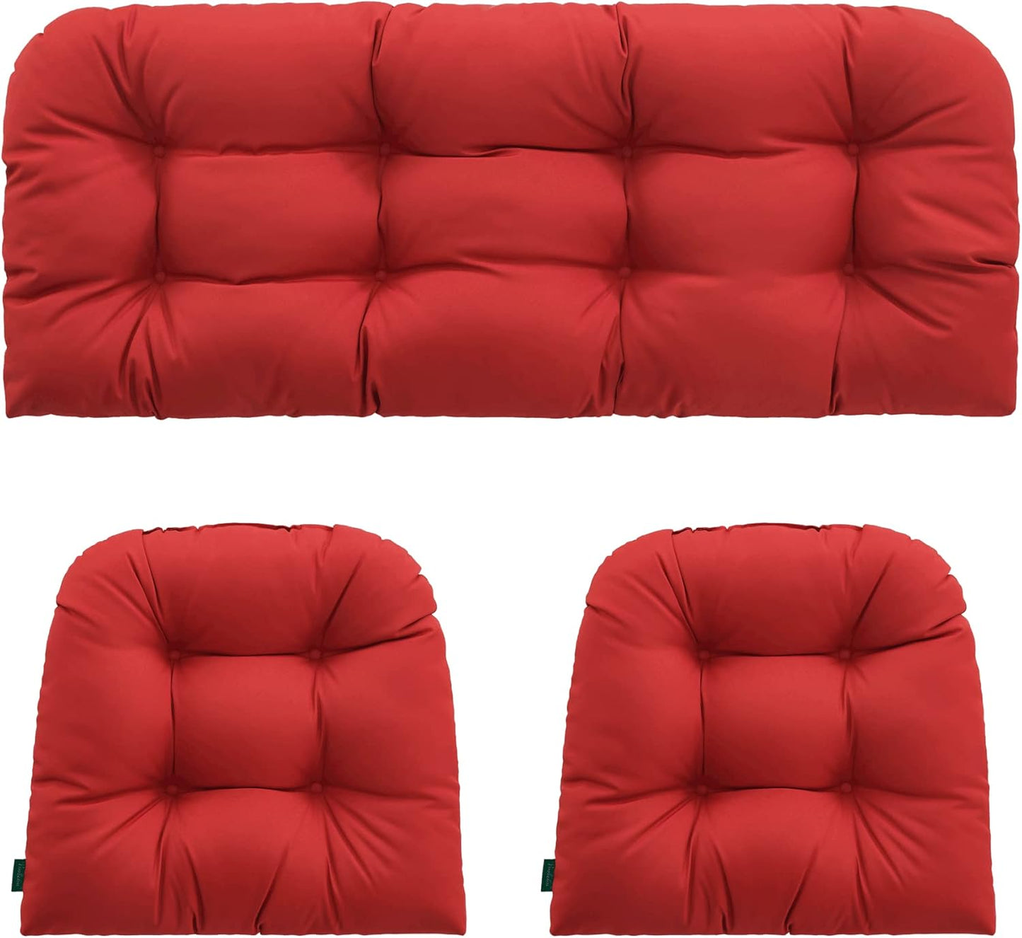 YOOZEKU Outdoor Indoor All Weather Wicker Chair Cushions