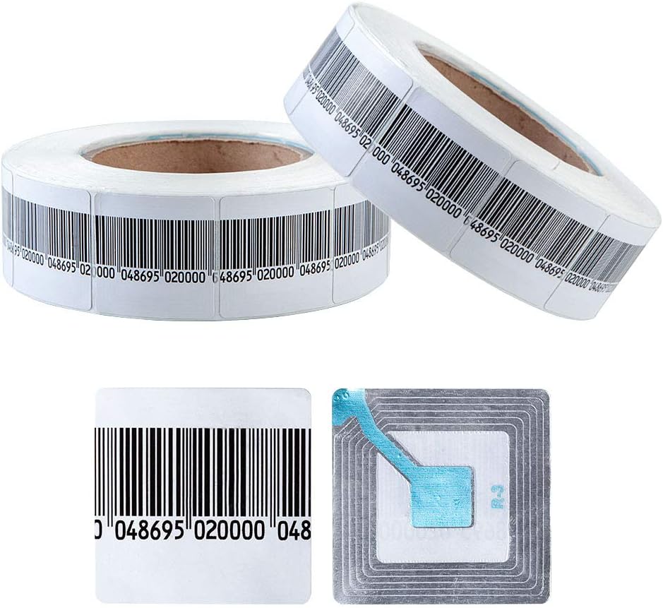 8.2 MH RF Security Tags Soft Labels for Retail Anti-Theft System