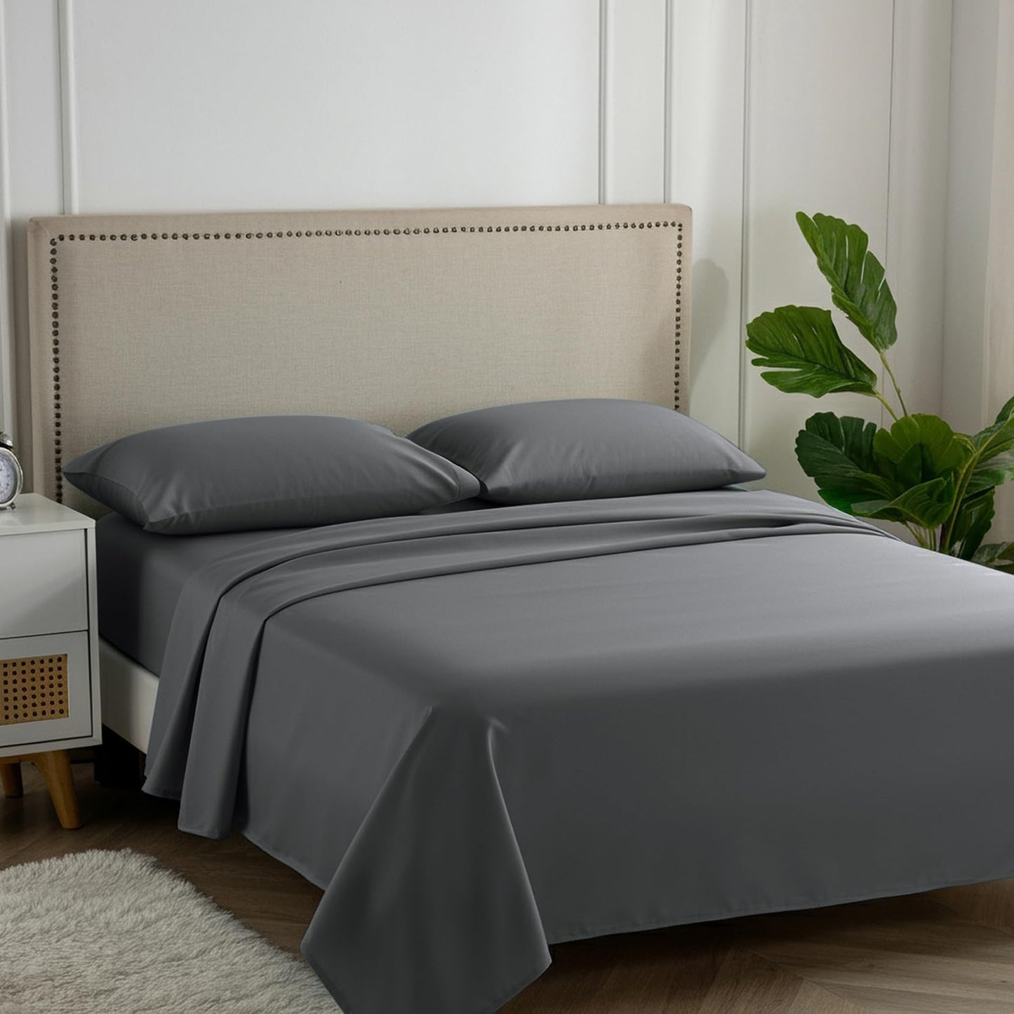 Luxurious 100% Egyptian Cotton Queen Sheet Set - 600 Thread Count