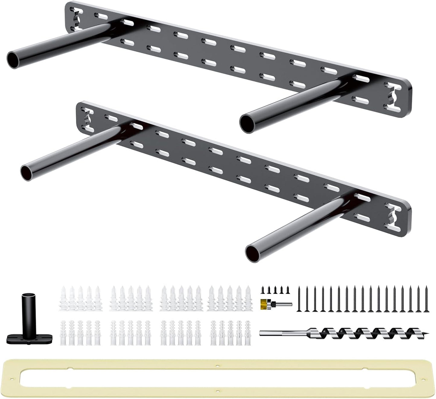 Heavy Duty Floating Shelf Hardware for Invisible Wall Mounting