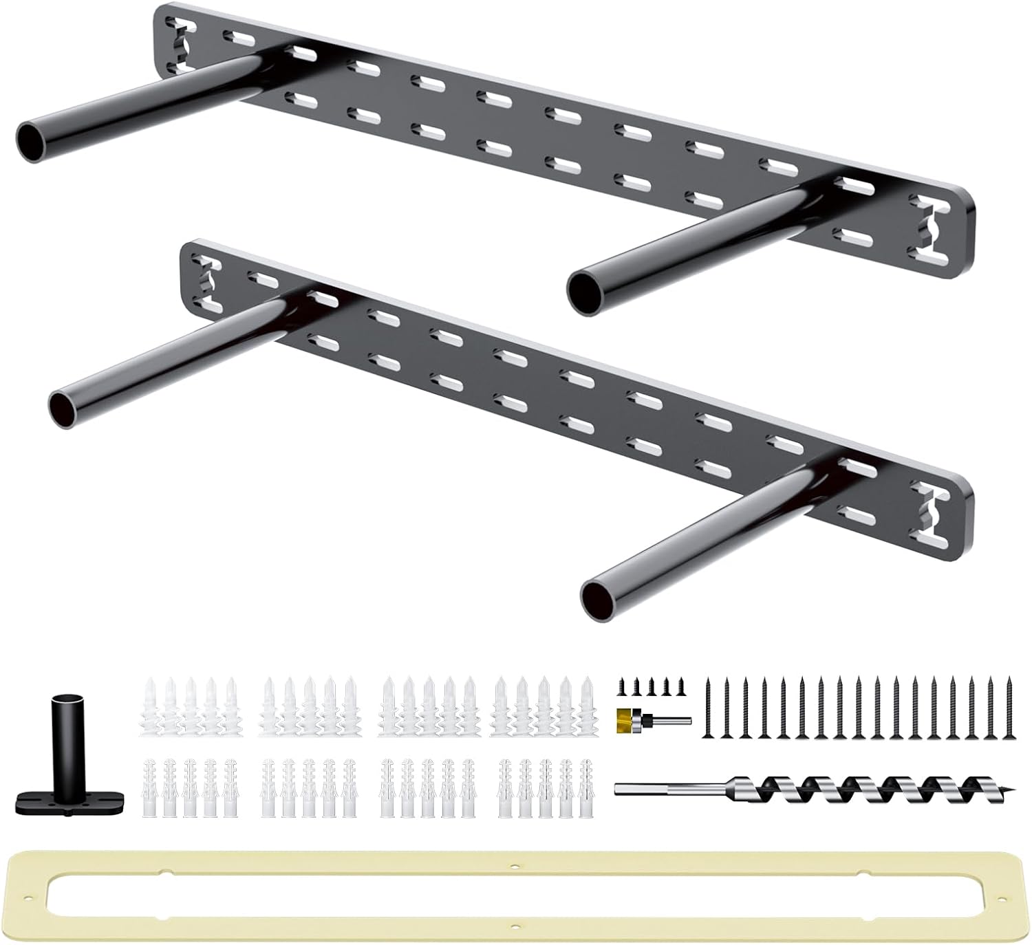 Heavy Duty Floating Shelf Hardware for Invisible Wall Mounting