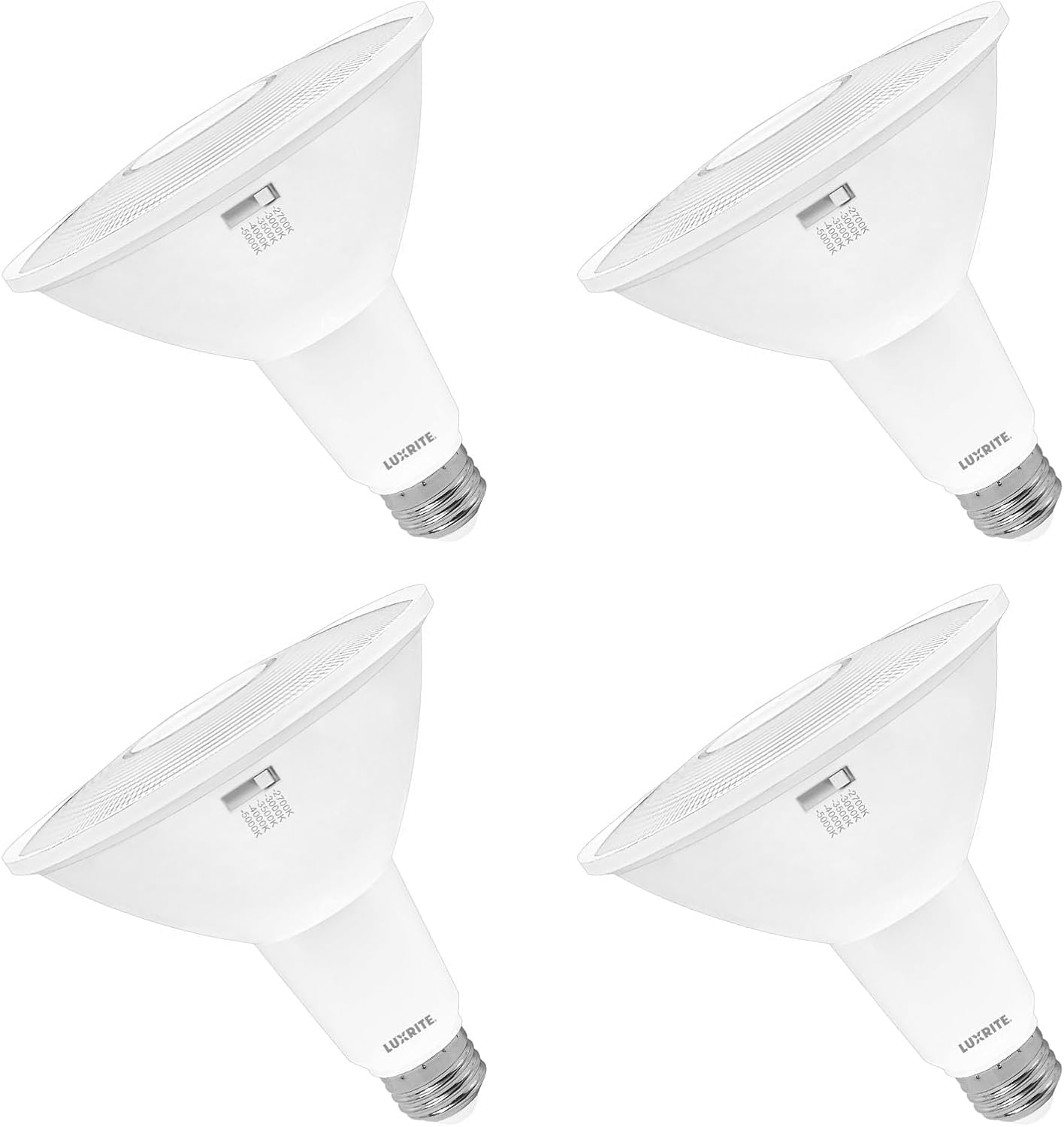LUXRITE PAR38 LED Flood Light Bulb - 5 Color Selectable Options