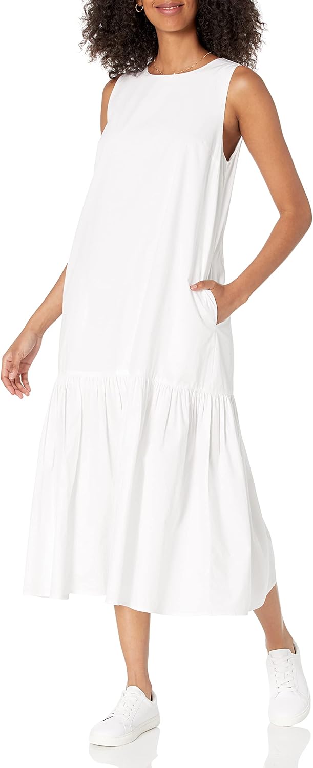 Ilana Loose Sleeveless Wide-Hem Maxi Dress for Effortless Style
