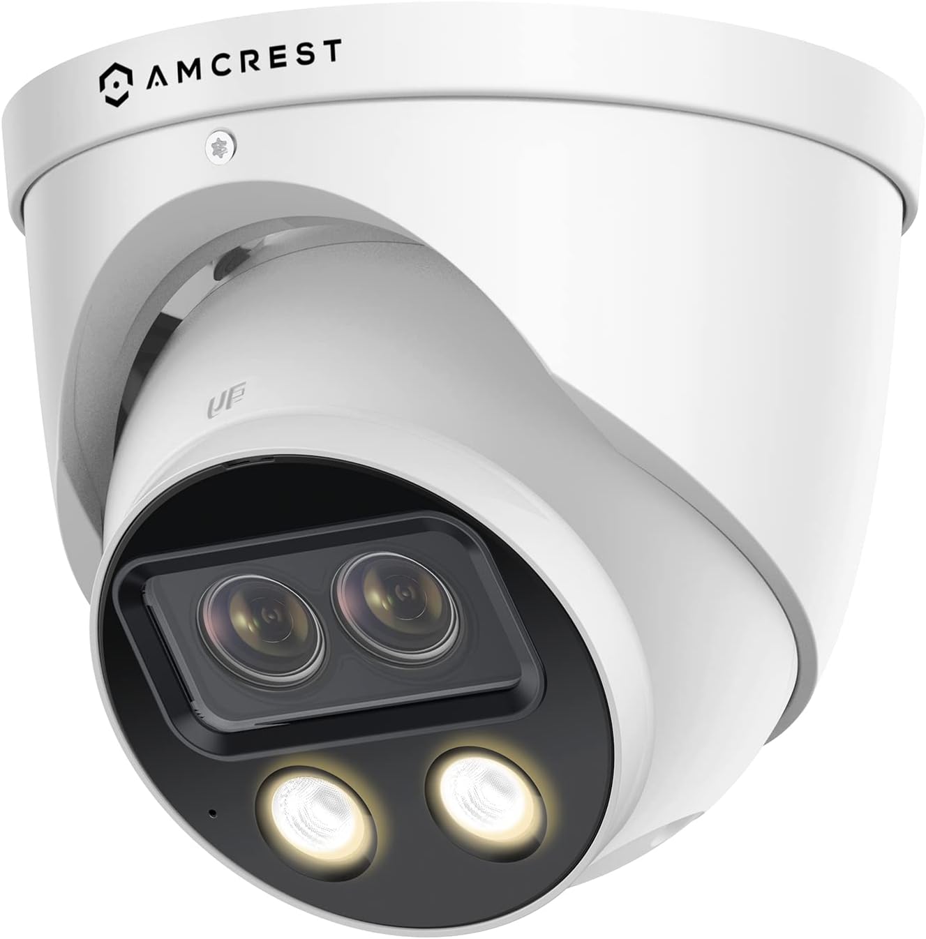 Amcrest Dual-Lens 4MP AI Outdoor Security Camera with Night Vision