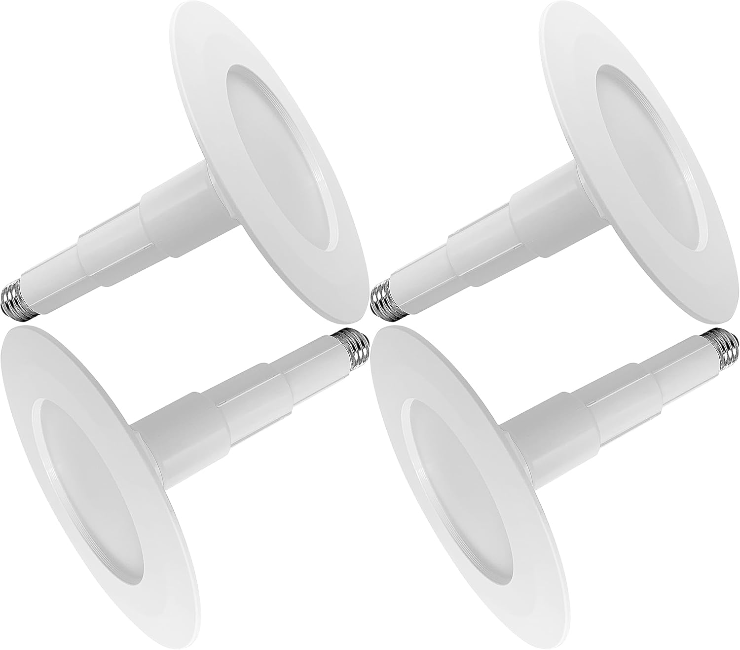 Jolux 4-Pack 5/6in Retrofit LED Recessed Lighting for Home