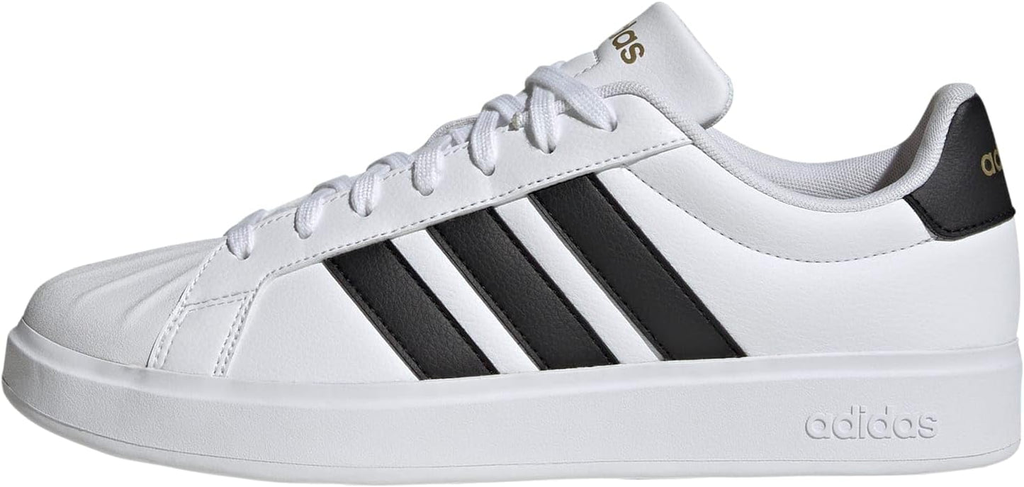 Adidas Mens Streettalk Sneakers with Synthetic Leather Upper