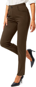 Rammus Womens Yoga Dress Pants with Pockets - Stretch (Style VP86)