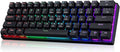 Portable 60% Mechanical Gaming Keyboard - Compact 61-Key Travel Board