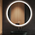 S'bagno LED Bathroom Mirror: Anti-Fog, Dimmable, Bluetooth