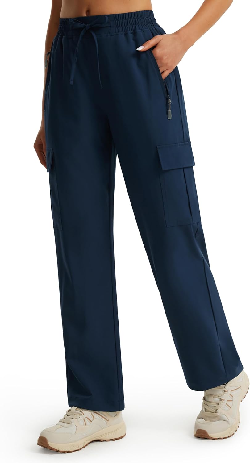 Libin Women's Hiking Pants Lightweight Quick Dry Cargo Pants