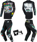 MX Outfit Kids Element Rancid Protective Pants Jersey Bundle - Youth