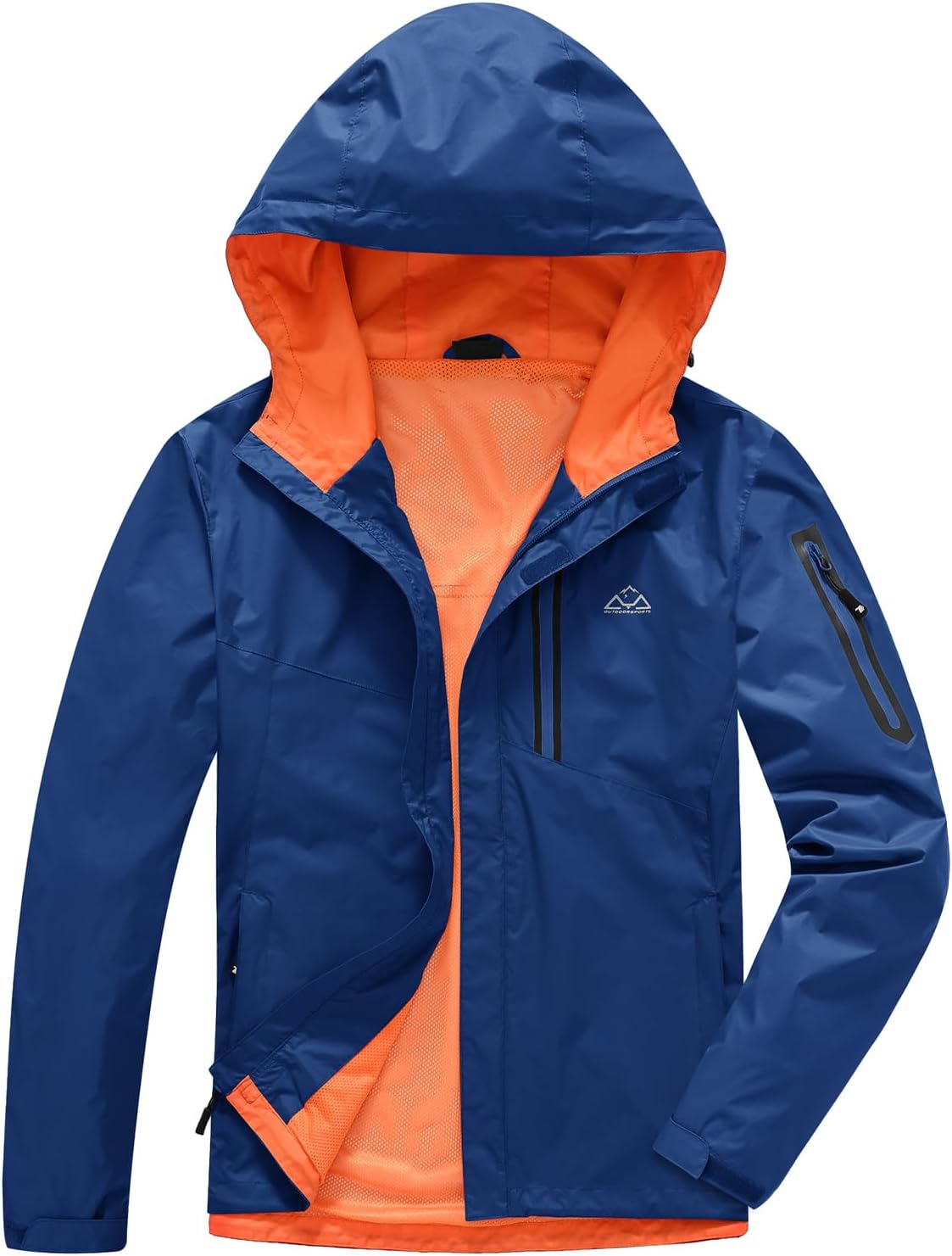 TBMPOY Men's Lightweight Rain Jackets for Outdoor Activities