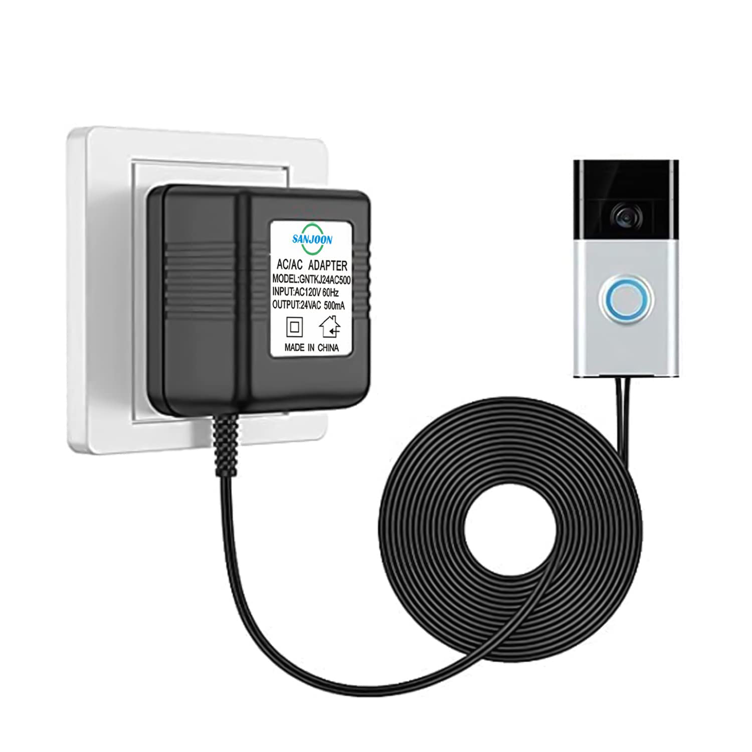 24V Power Transformer for Ring & Nest - SANJOON