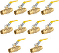 1 in Press x 1 in Press Ball Valve 10-Pack - Durable Shutoff Valves