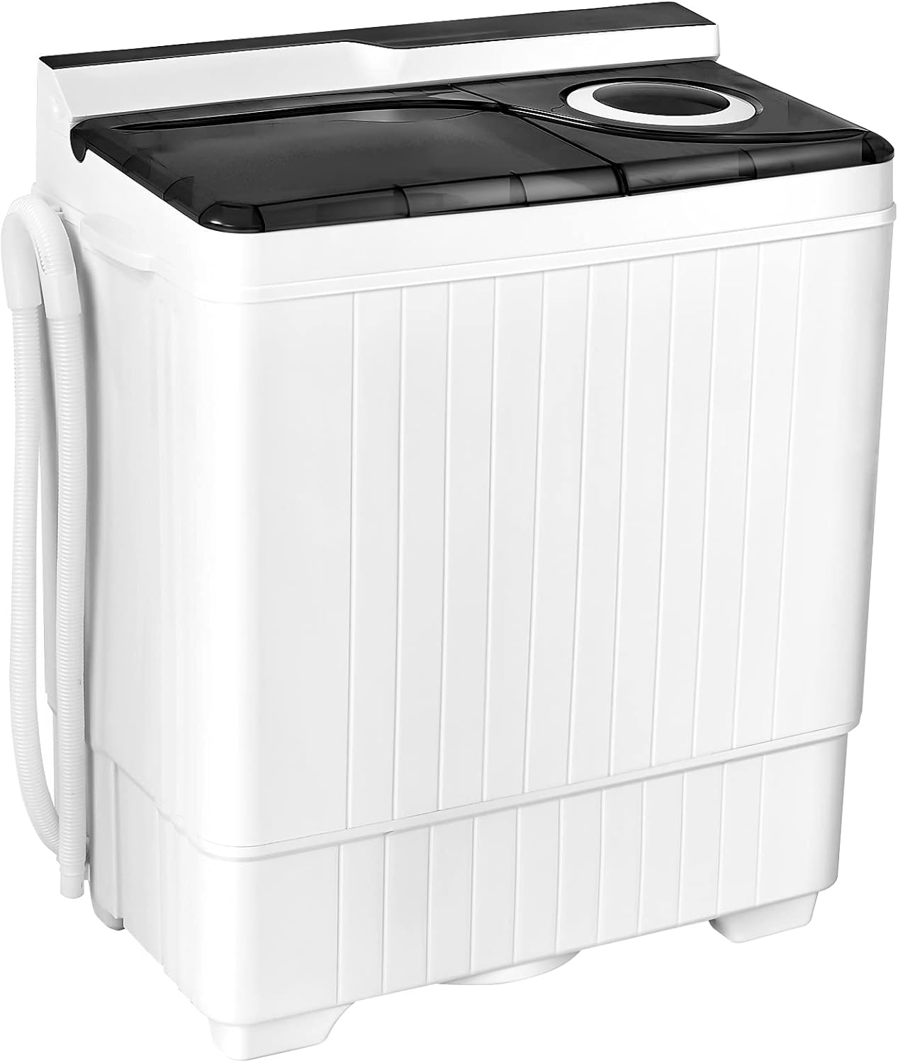 Giantex Semi-Automatic Twin Tub Washer with Spin Dryer 26lbs