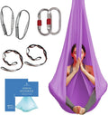 Aerial Silk Yoga Hammock & Swing for Home - Durable Tricot Starter Kit