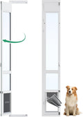3 Flap Large Dog Door for Sliding Glass Door - Tall Adjustable Fit
