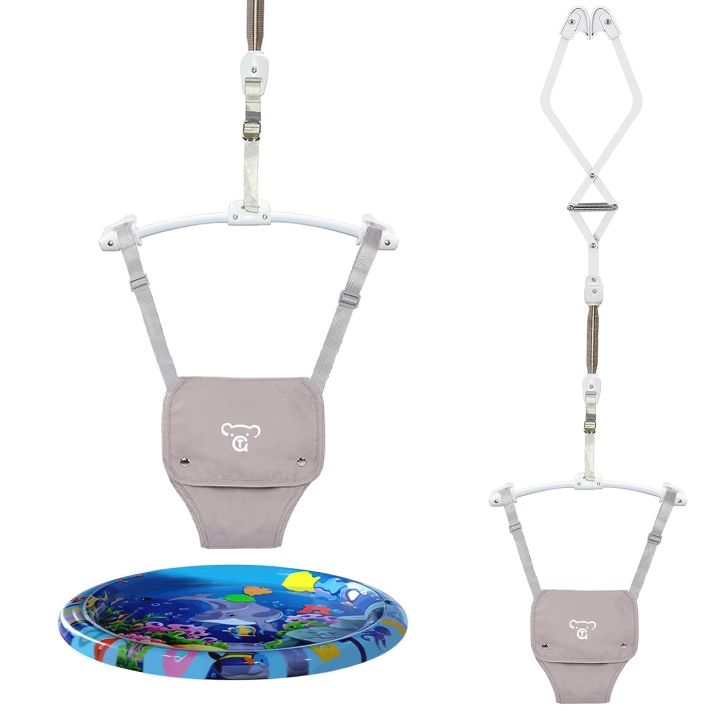 Portable Baby Jumper with Adjustable Strap - Easy Assembly!